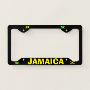 Jamaica Metal License Frame