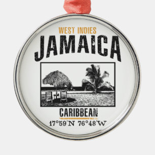 Jamaica Metal Ornament