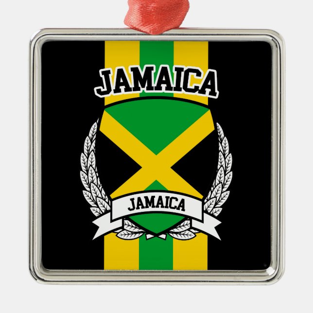 Jamaica Metal Ornament (Front)