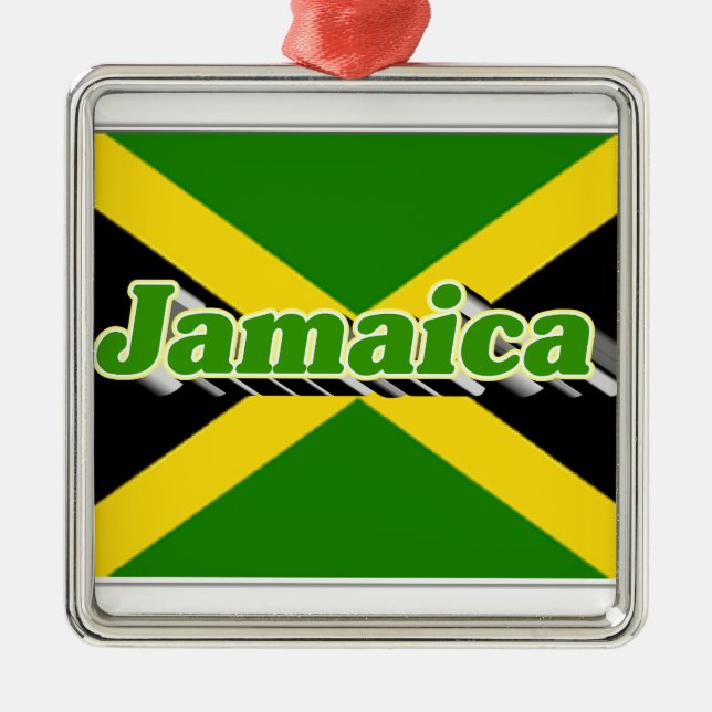 Jamaica Metal Ornament (Front)