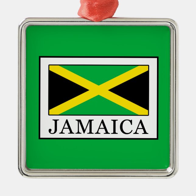 Jamaica Metal Ornament (Front)