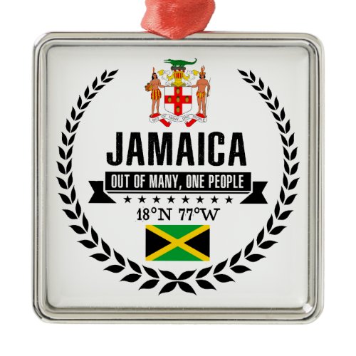 Jamaica Metal Ornament
