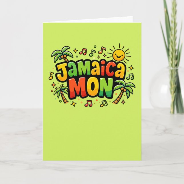 jamaica mon colorful card (Front)
