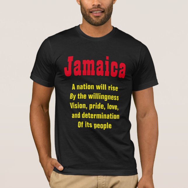 Jamaica  motivational t-shirts (Front)