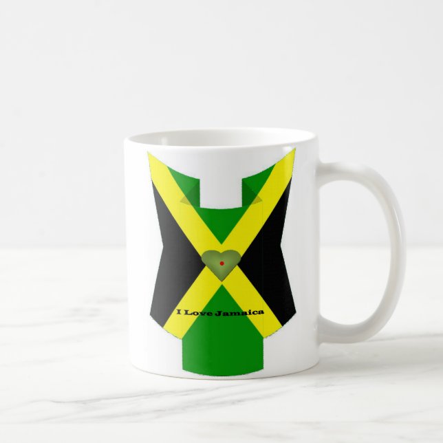Jamaica National Colors Coffee Mug (Right)