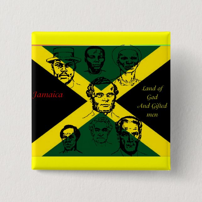 jamaica national hero button (Front)