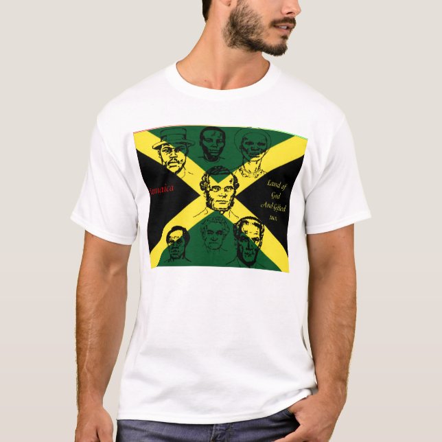jamaica National hero men's t-shirts (Front)