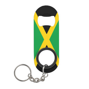 Jamaica National Pride Patriotic Keychain Bottle Opener
