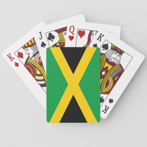 Jamaica National World Flag Poker Cards