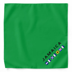 Jamaica Nautical Maritime Sailing Flags Bandana