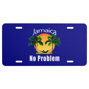 Jamaica No Problem License Plate