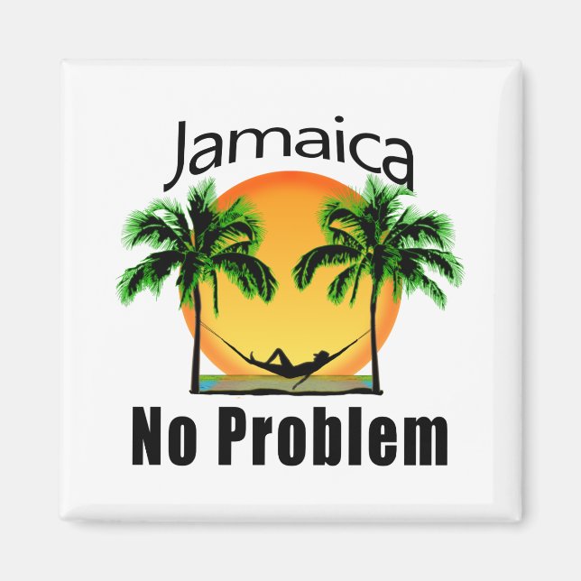 Jamaica No Problem Magnet (Front)