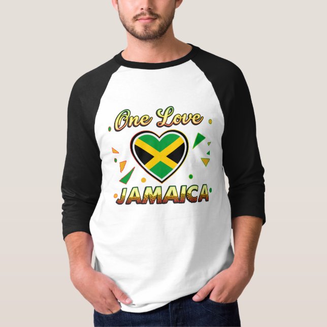 Jamaica One Love Group Vacation Cruise Matching T- T-Shirt (Front)
