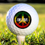 Jamaica One Love Rasta Color Peace Symbol Jamaican Golf Balls