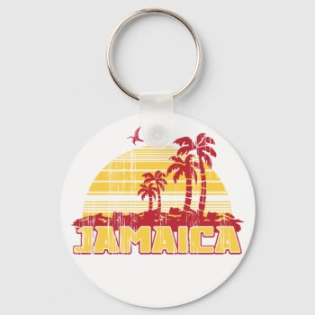 Jamaica Paradise Keychain by brev87 at Zazzle