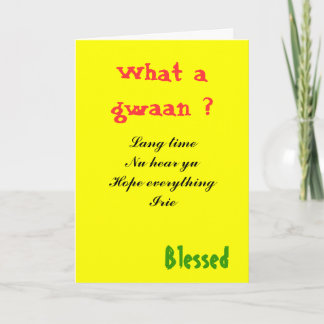 Jamaica patios Greeting cards