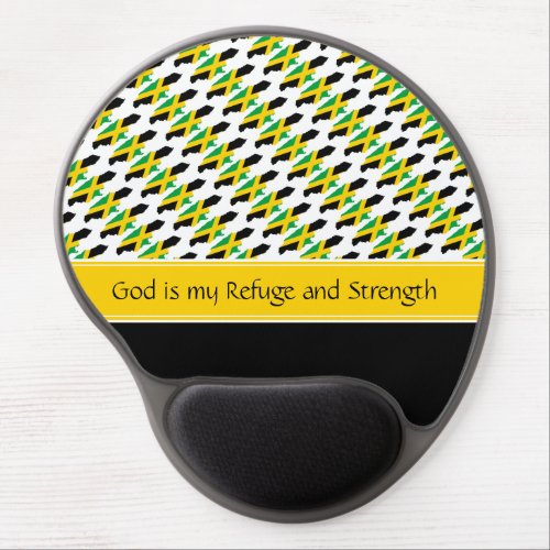 JAMAICA Patriotic Christian Custom Inspirational Gel Mouse Pad