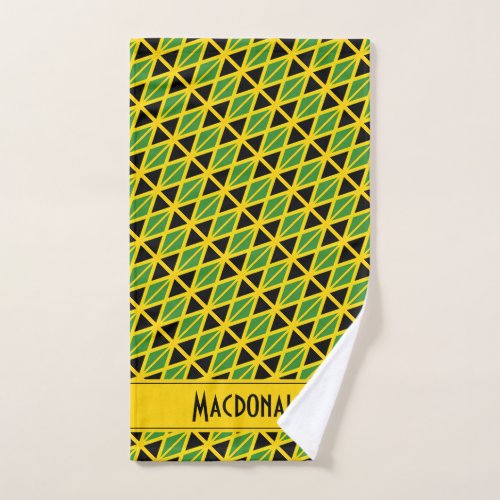 JAMAICA Personalized Carnival Sports Hand Towel