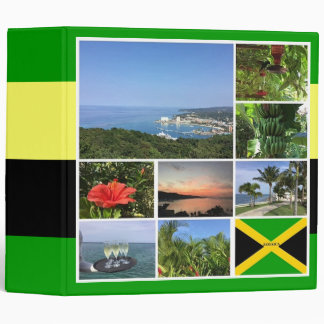 Jamaica Photo Collage 3 Ring Binder