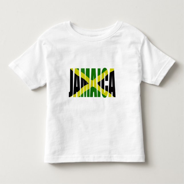 Jamaica plus flag toddler t-shirt (Front)