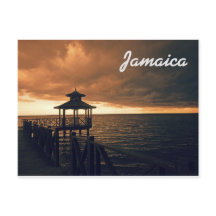 Jamaica Postcard Rafting on the River