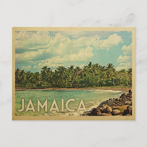 Jamaica Postcard Vintage Travel