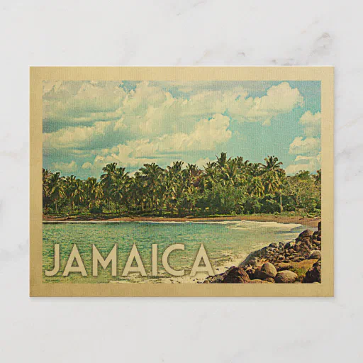 Jamaica Postcard Vintage Travel