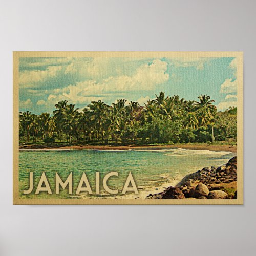 Jamaica Poster _ Vintage Travel Poster