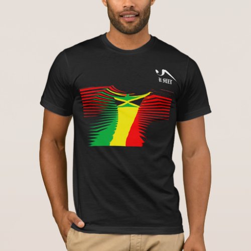 Jamaica Ras Bingi Black T Shirt