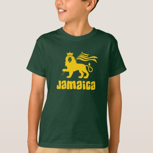 Jamaica Rasta Lion  T_Shirt