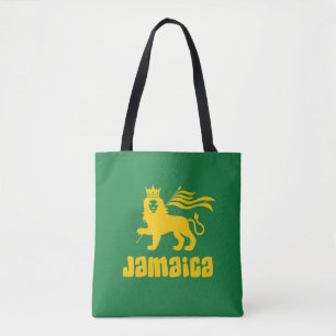 Jamaica Rasta Lion   Tote Bag