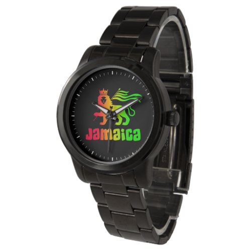 Jamaica Rasta Lion  Watch