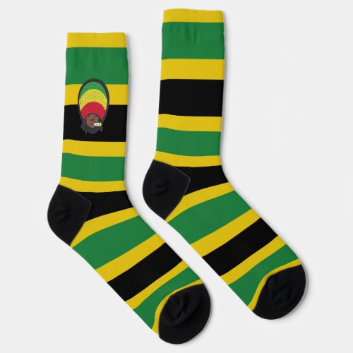 Jamaica Rasta Reggae Bobby Roots One Love Socks