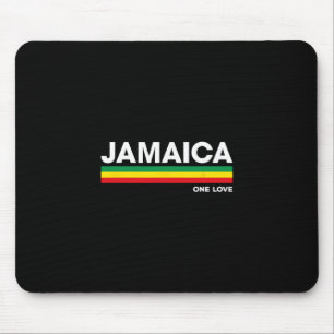 Jamaica Retro Reggae Color Rs Jamaican Vacation So Mouse Pad