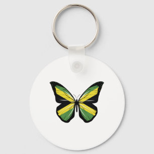 Jamaica Ripped Flag Keychain