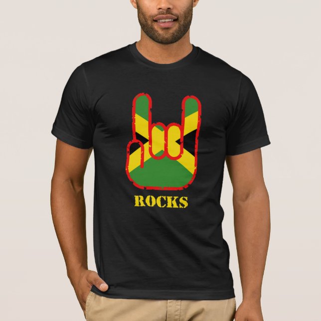 Jamaica Rocks T-Shirt (Front)
