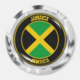 Jamaica Round Emblem Magnet
