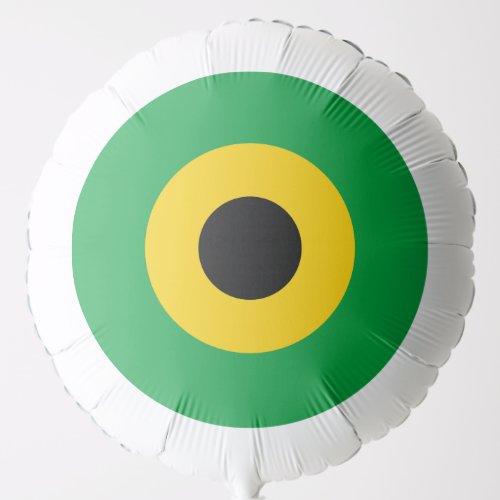 Jamaica roundel country flag symbol balloon