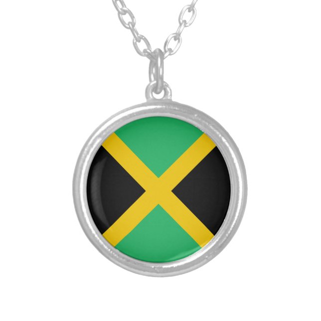 Jamaica Silver Plated Necklace (Front)