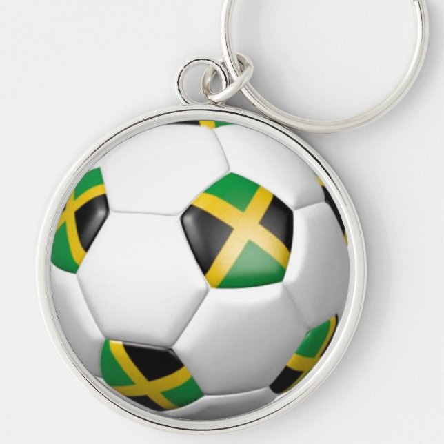 Jamaica Soccer ball Keychain (Front)