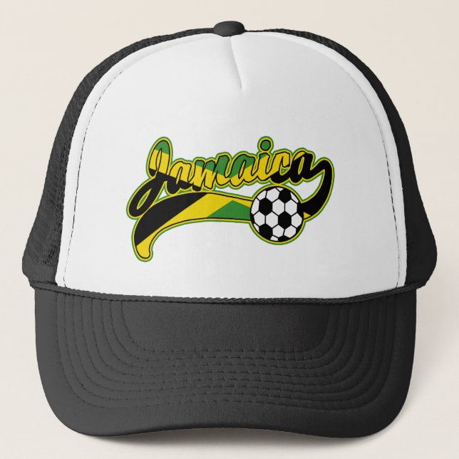 Jamaica Soccer Trucker Hat (Front)