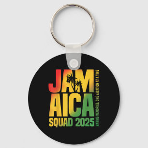 Jamaica Squad 2025 Graduation Trip Family Vacation Keychain