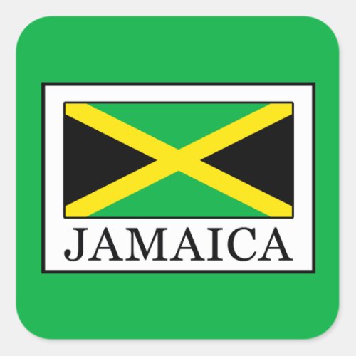 Jamaica Square Sticker