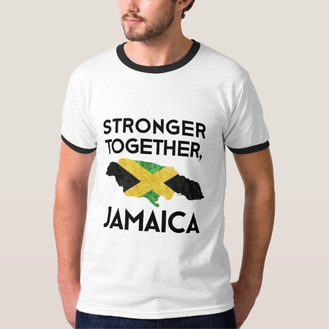 Jamaica Strong Hurricane Melissa Support Tee (Front)