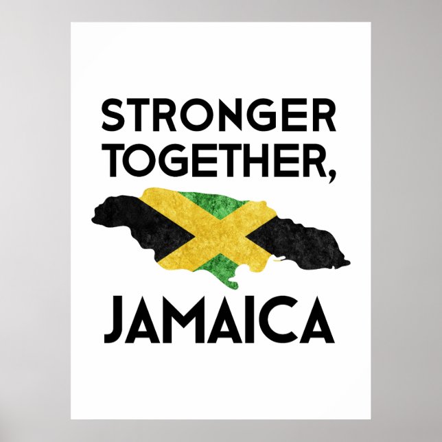 Jamaica Strong – Standing Together After Hurricane Poster (Front)