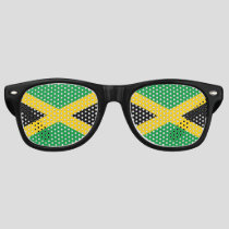 Jamaica Sunglasses, Party Shades, Jamaican flag Retro Sunglasses