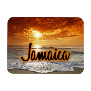 Jamaica sunset magnet
