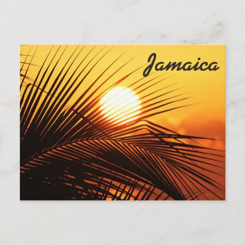 Jamaica Sunset Postcard