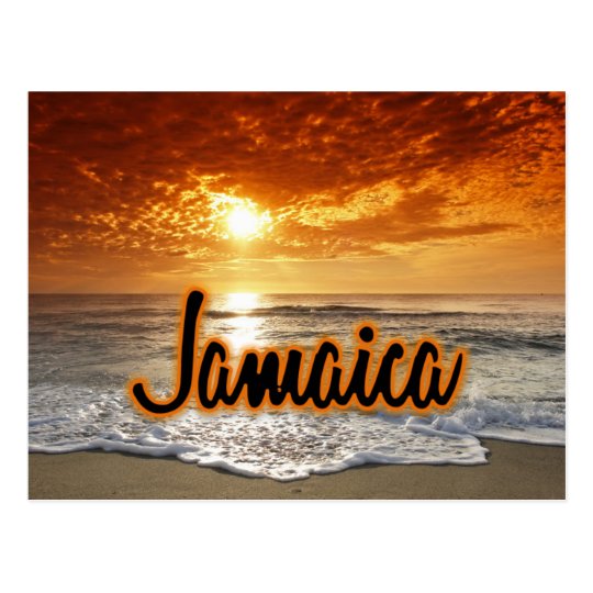 Jamaica sunset postcard | Zazzle.com