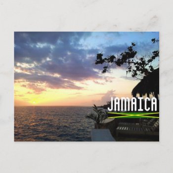 Jamaica Sunset Postcard by Michaelcus at Zazzle